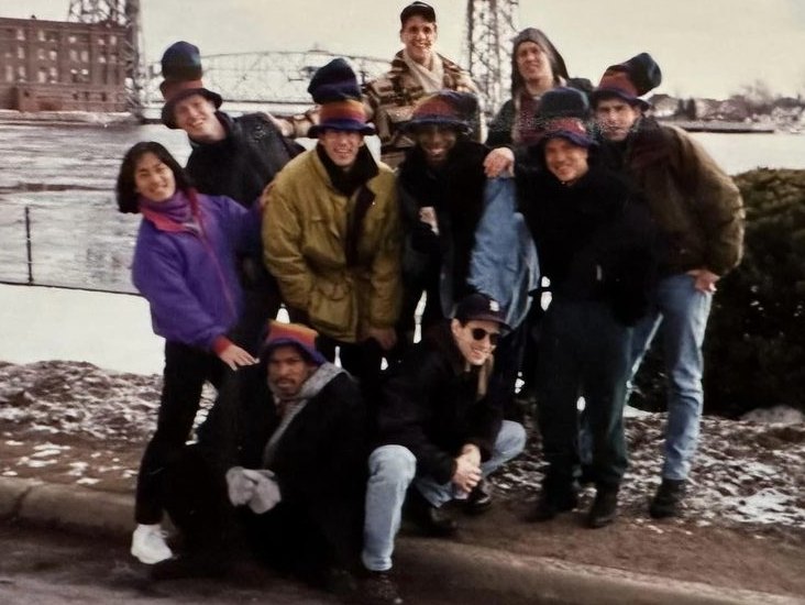 Boris Willis with Jacob's Pillow's Men Dancers on tour